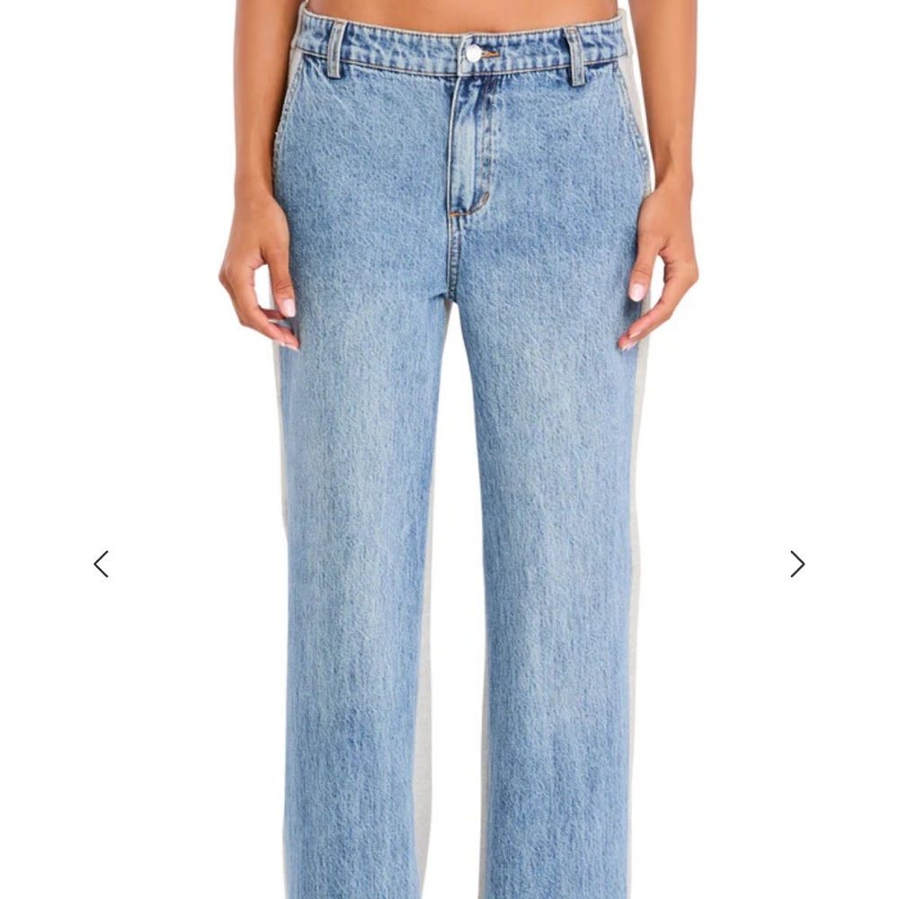 SER.O.YA Light Blue Straight Leg Jeans